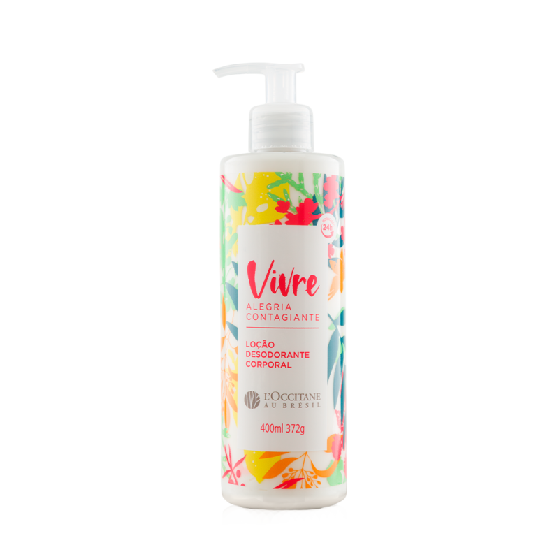 Loção Desodorante Corporal Vivre 400 ml L'Occitane