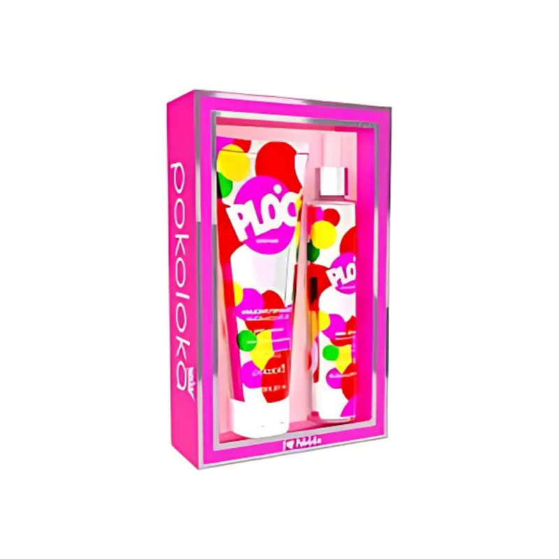 Kit Pokoloka Hidratante + Body Splash Ploc (Tutti-Frutti) 250 ml