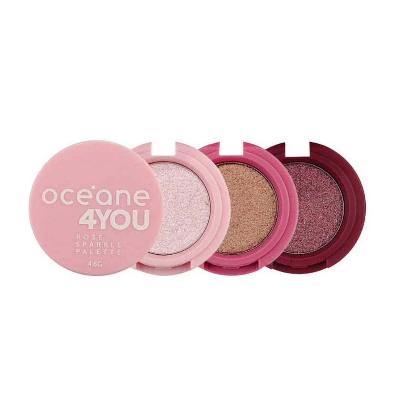 Trio de Sombras Rose Sparkle Oceane