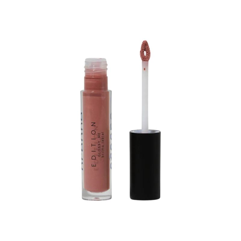 Brilho Labial Glossy Me Color Shimmer Brown Oceane