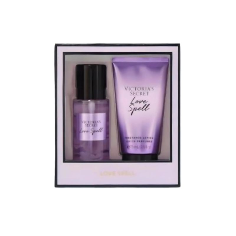 Kit Loção + Body Splash Victoria's Secrets Love Spell 75 ml Victoria's Secret