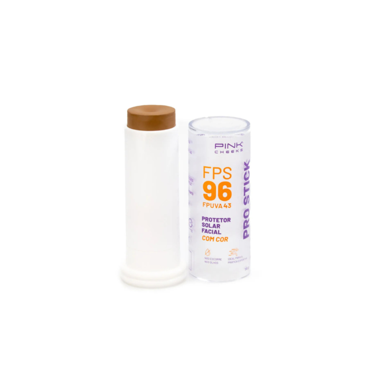 Protetor Solar Facial Pro Stick FPS 96 Cor PRO40 Pink Cheeks
