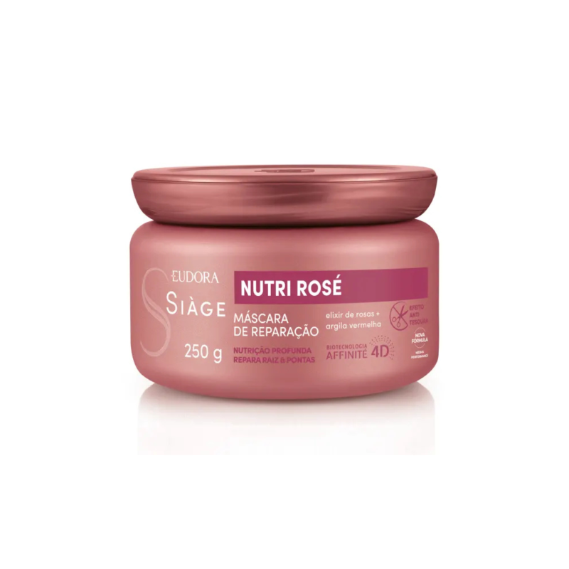 Máscara de Reparação Nutri Rosé Eudora Siage