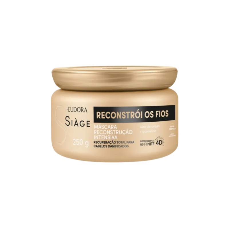 Máscara Reconstrução Intensiva Reconstrói os Fios Eudora Siage